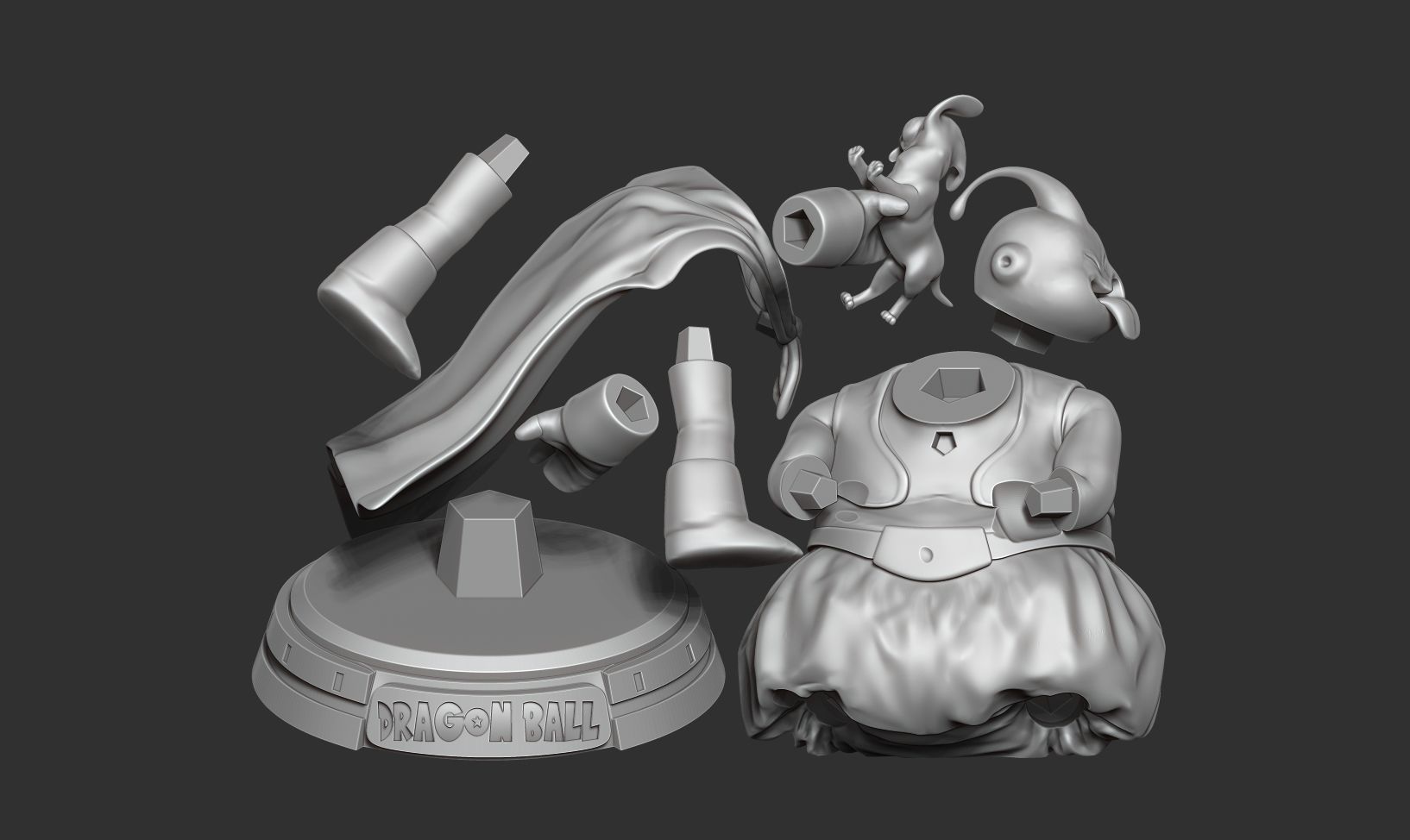 Buu - Dragon Ball Fanart 3D print model_4