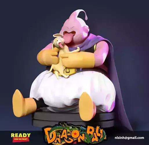 Buu - Dragon Ball Fanart 3D print model