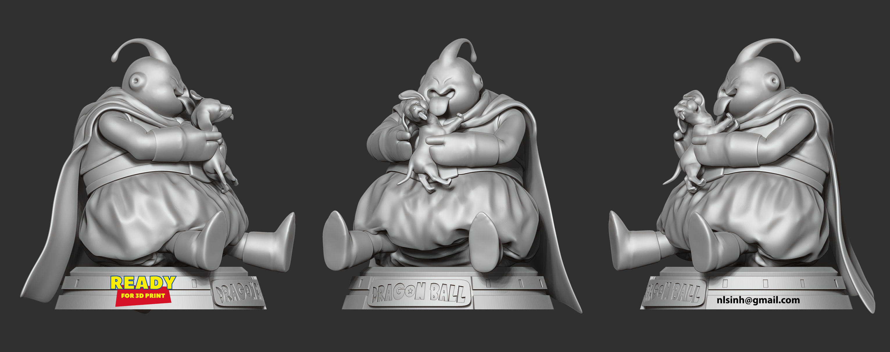 Buu - Dragon Ball Fanart 3D print model_7