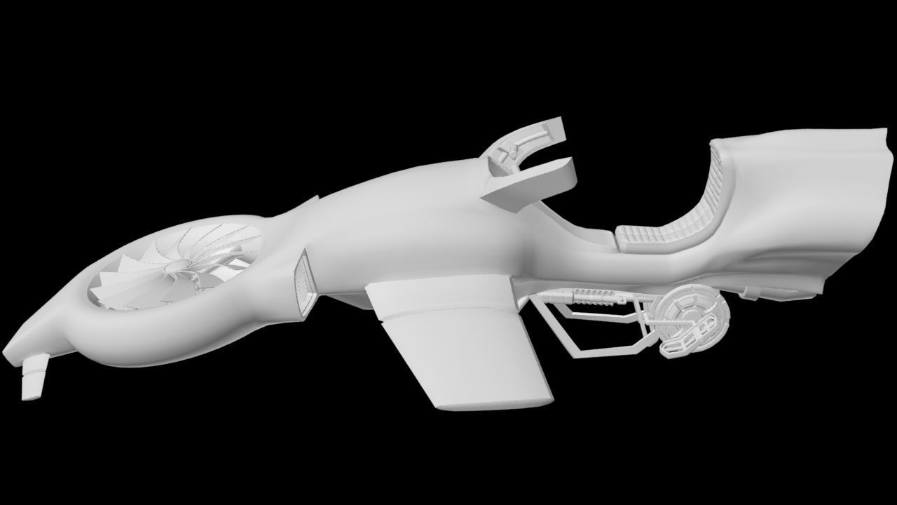 Hover bike 3D model_15