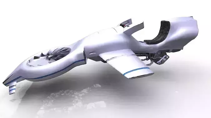 Hover bike 3D model