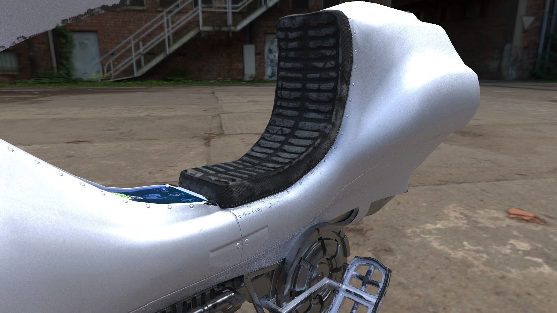 Hover bike 3D model_10