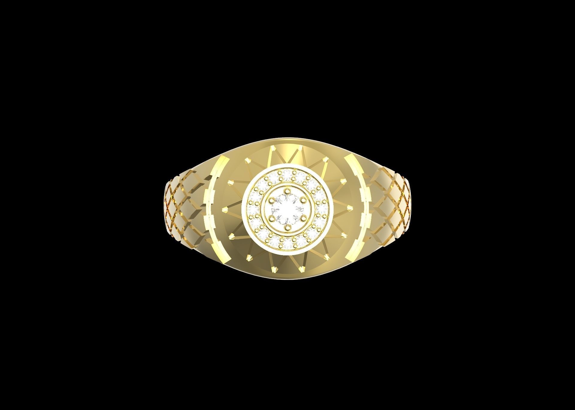 Gold 1 3D print model_2