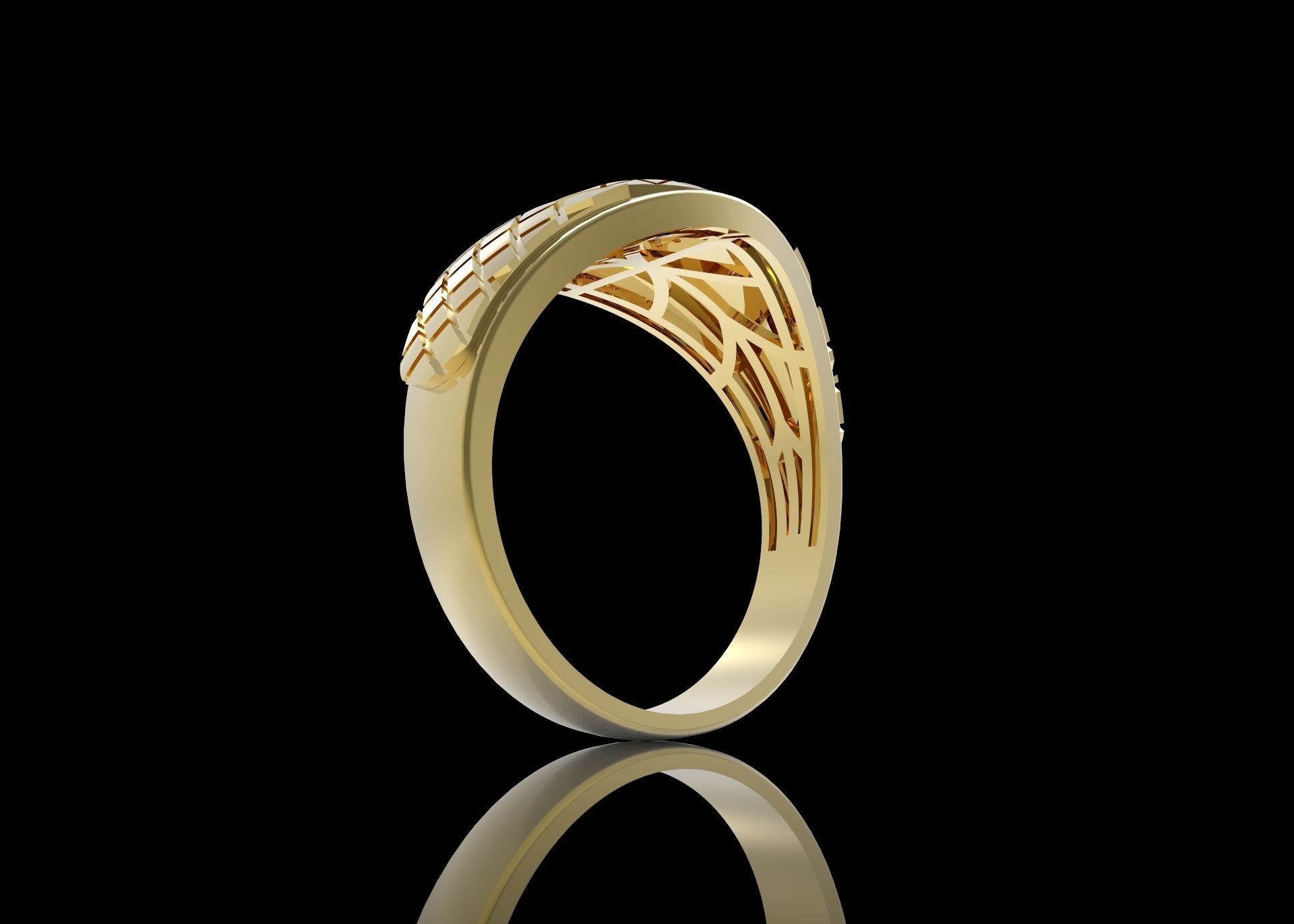 Gold 1 3D print model_3