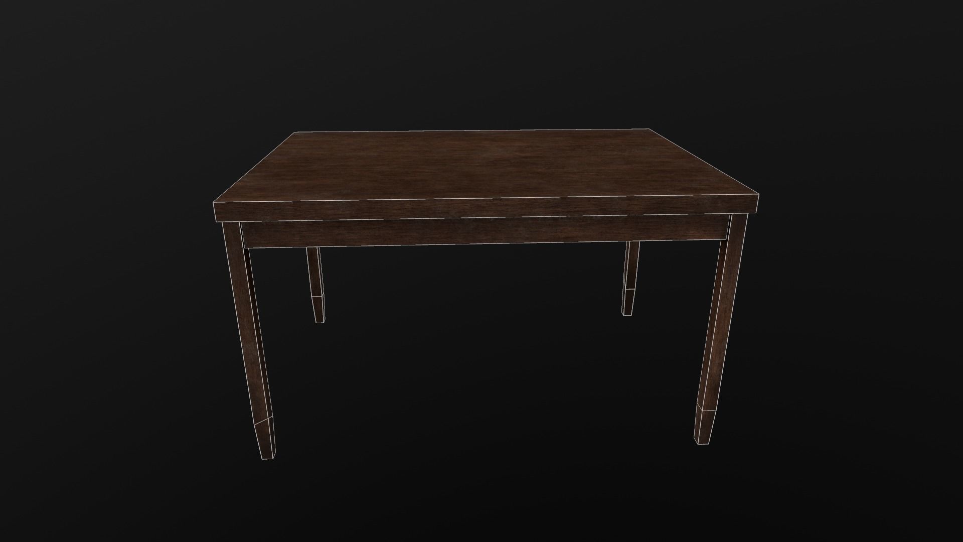 table old Free low-poly 3D model_6