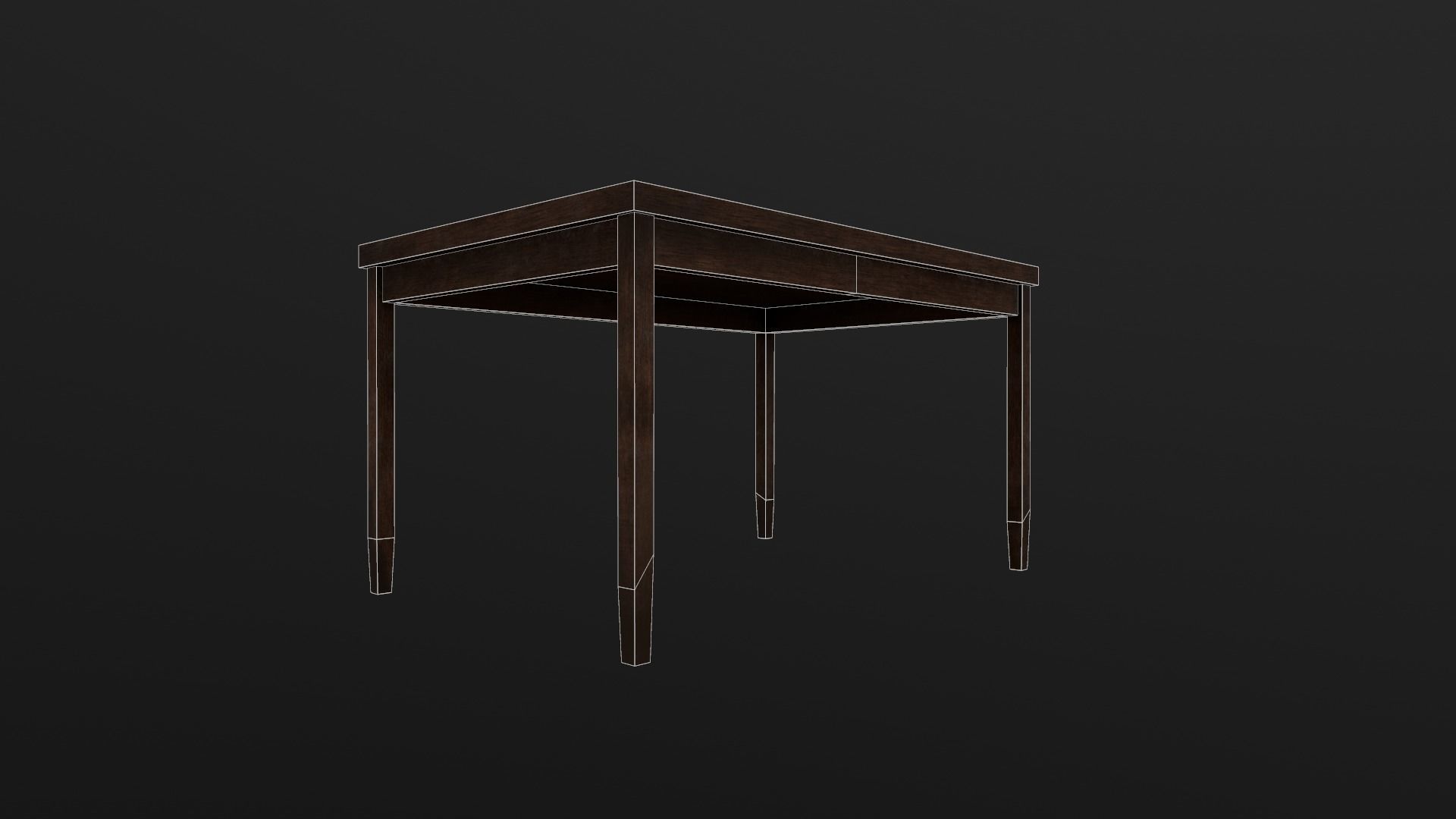 table old Free low-poly 3D model_3