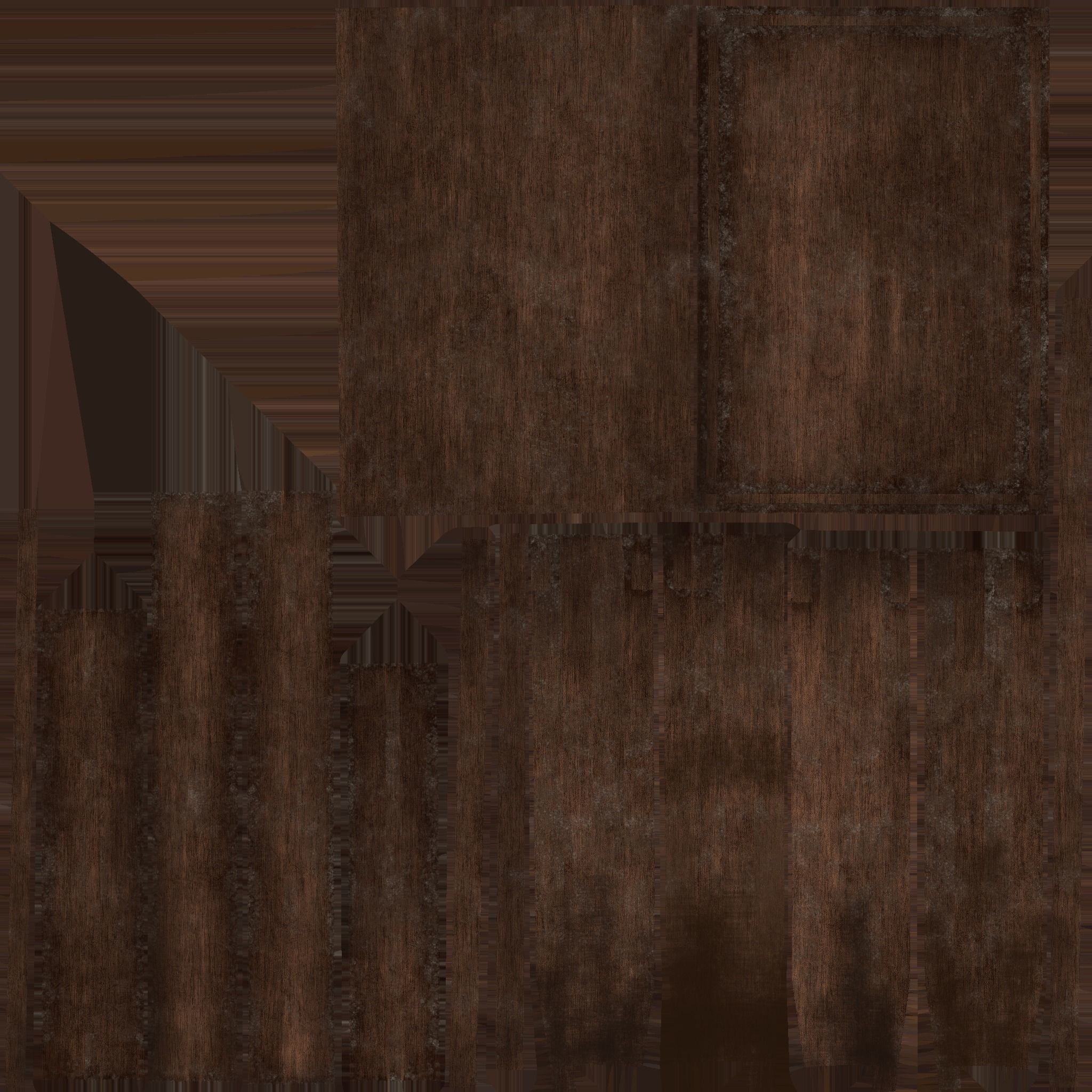 table old Free low-poly 3D model_9