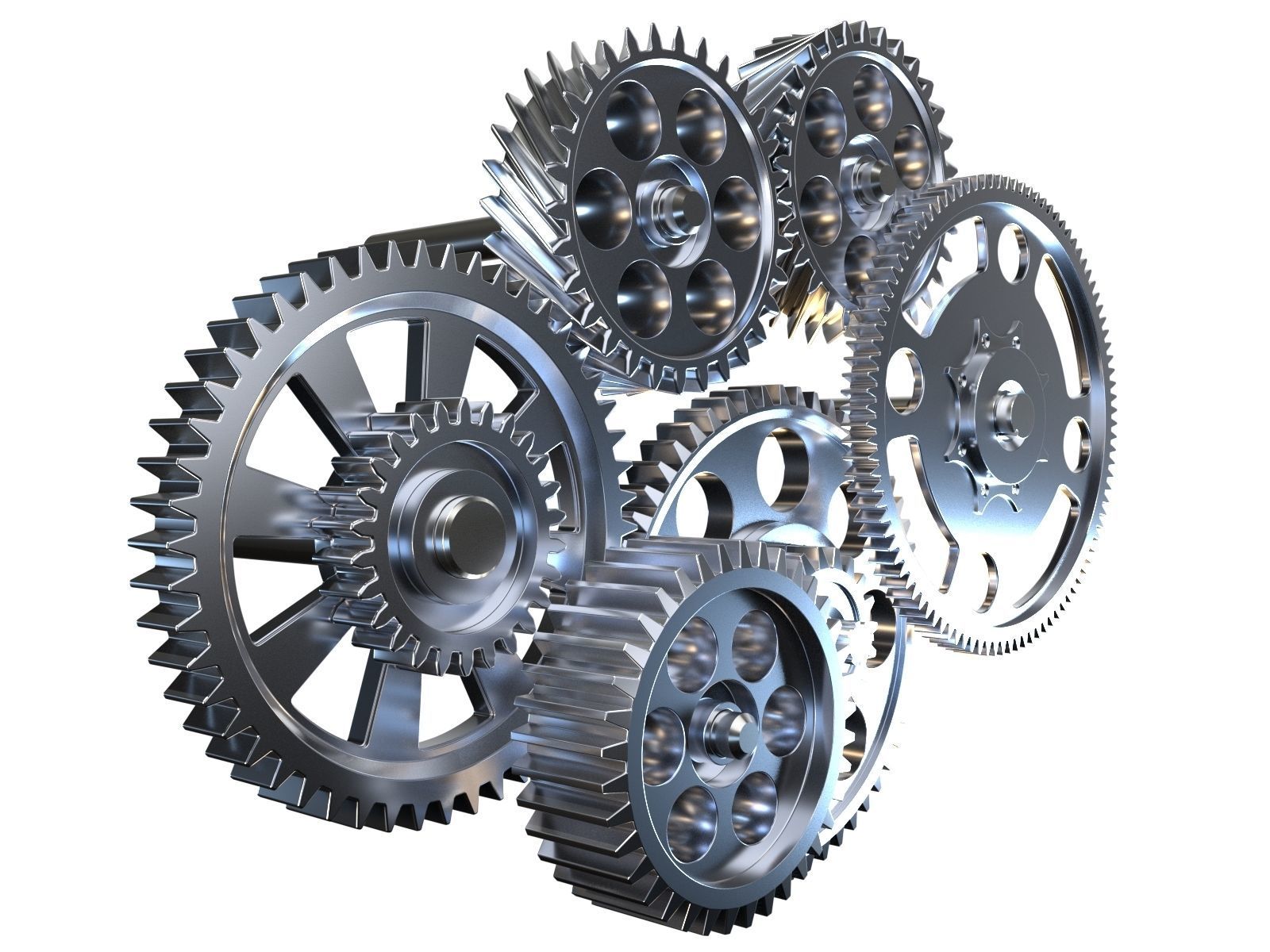 Gear mechanism v3 3D model_14