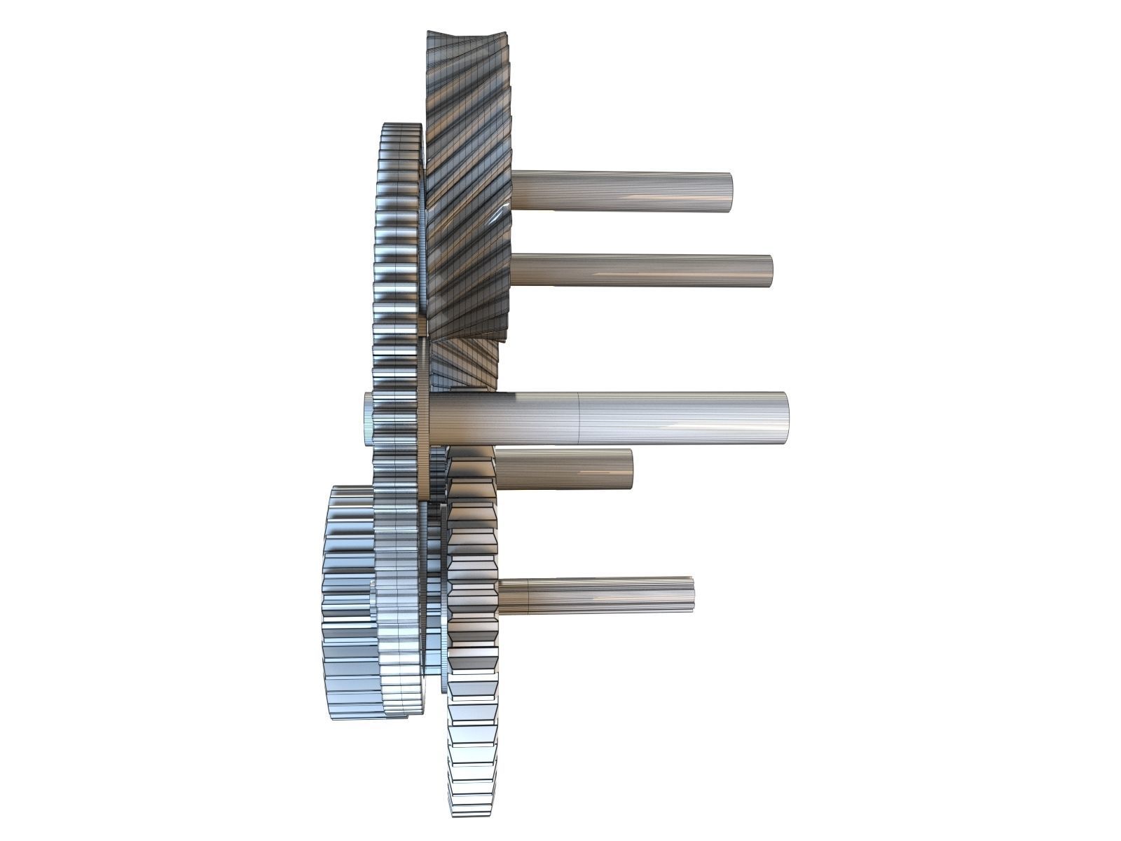 Gear mechanism v3 3D model_18
