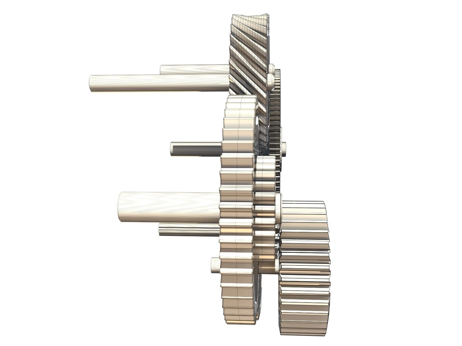 Gear mechanism v3 3D model_20
