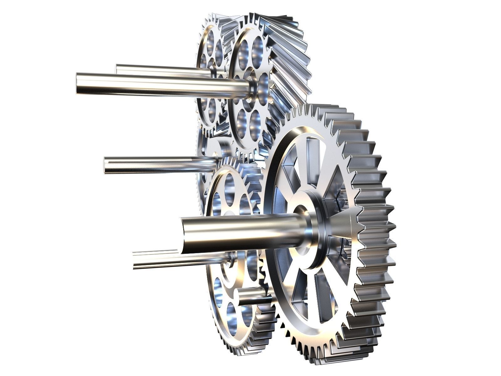 Gear mechanism v3 3D model_11