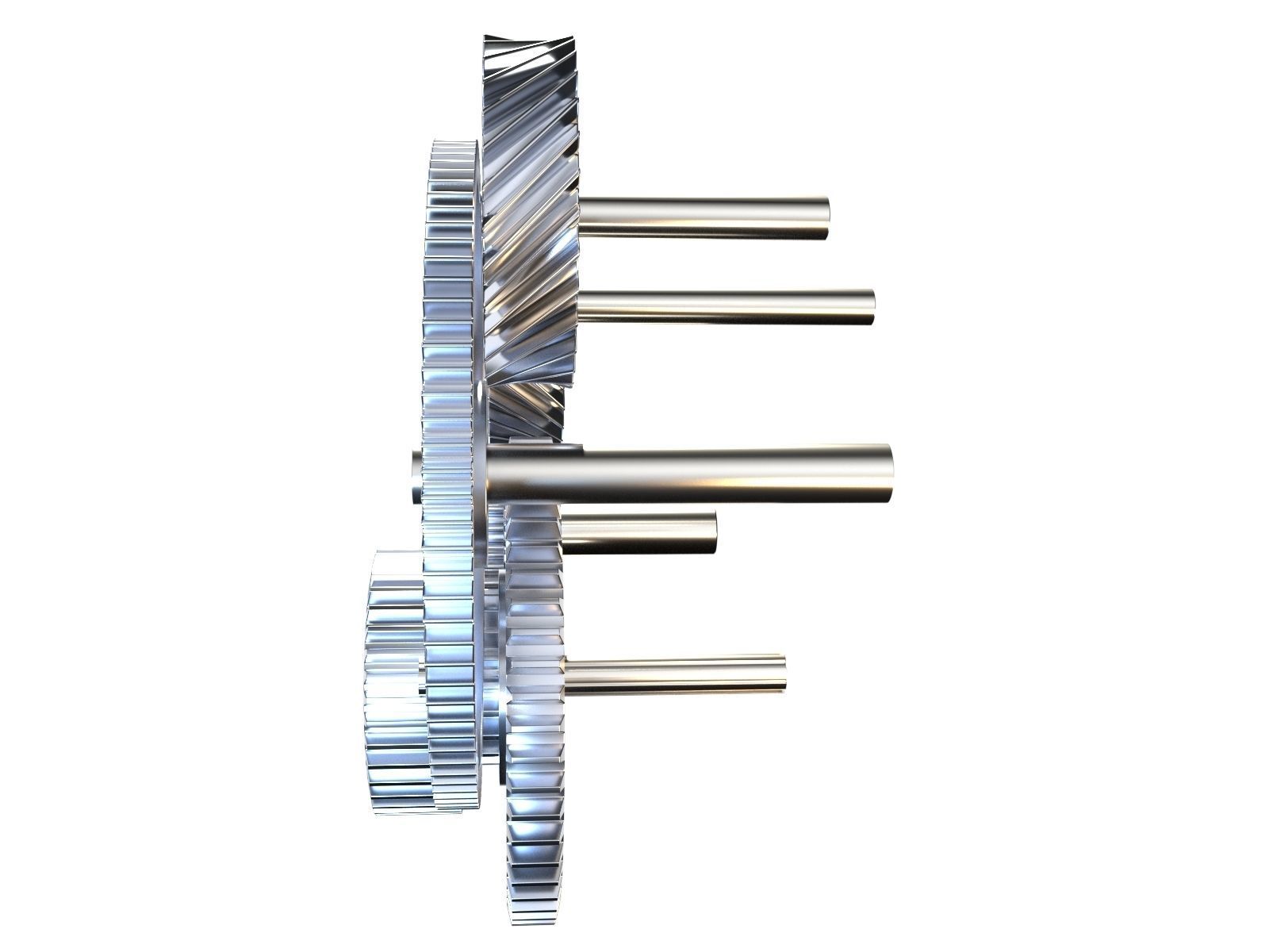 Gear mechanism v3 3D model_5