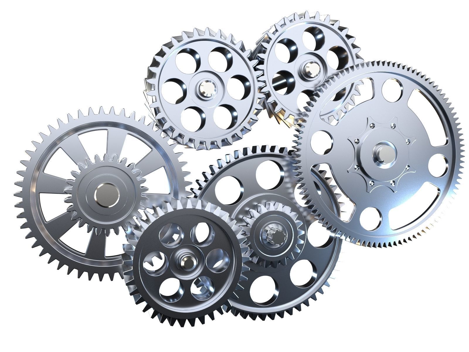 Gear mechanism v3 3D model_16