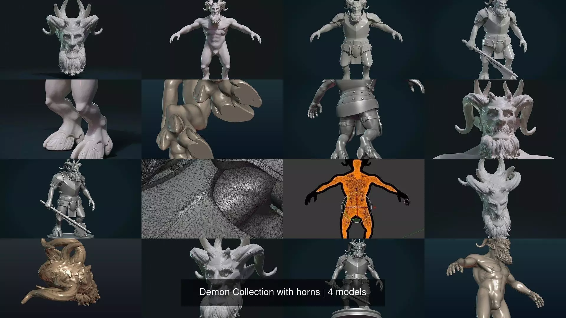 Demon Collection with horns _0