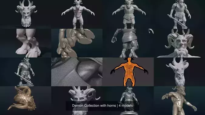 Demon Collection with horns 