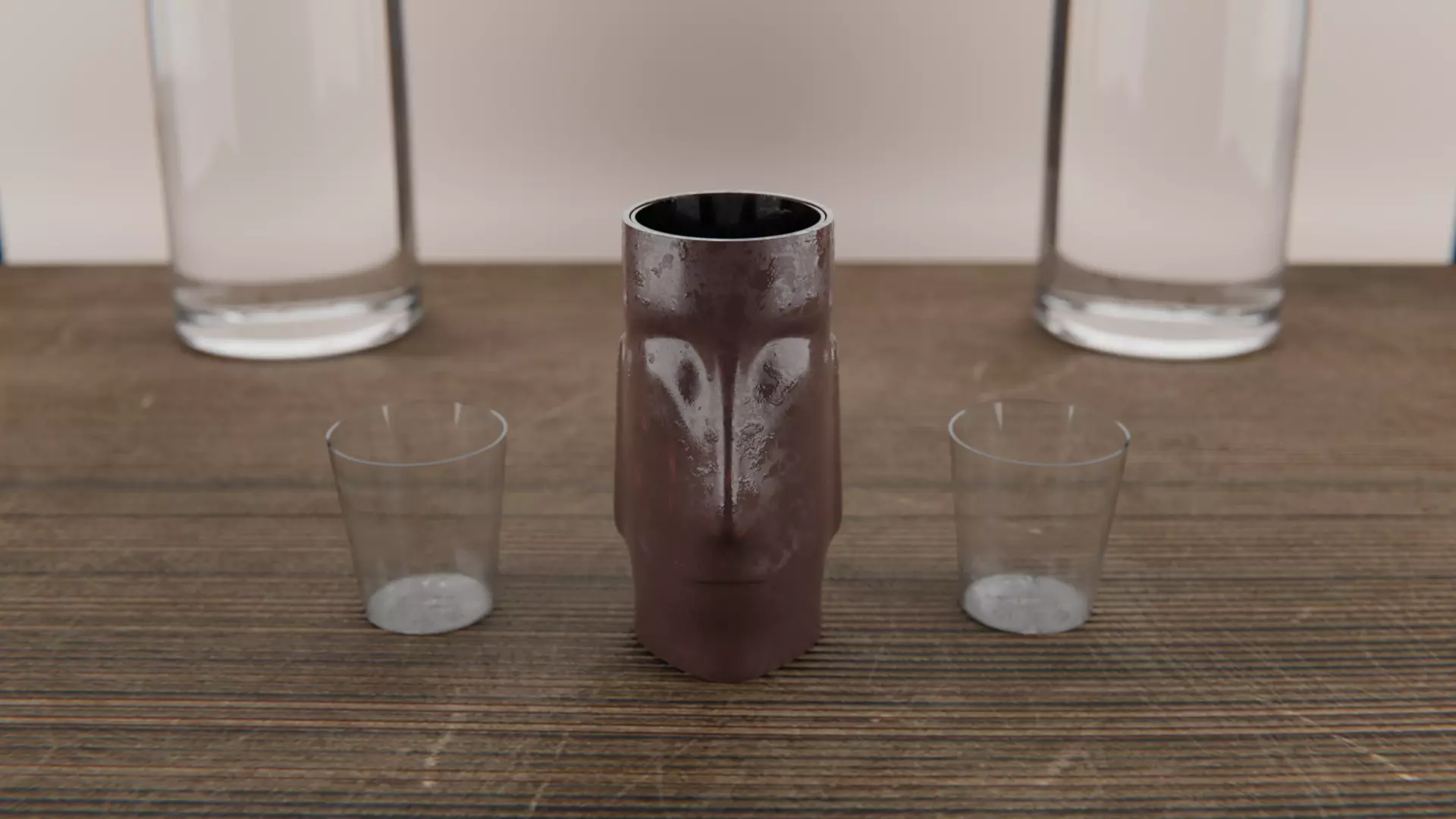 Moai Shot 3D print model