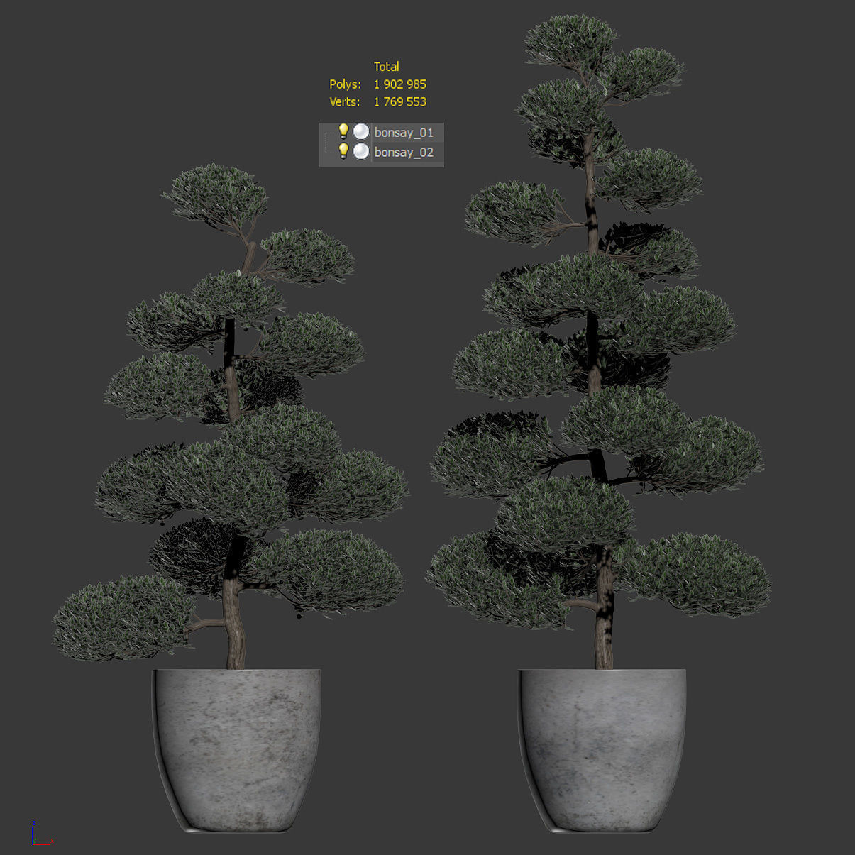 Bonsai with spherical branches - 2 models 3D model_4
