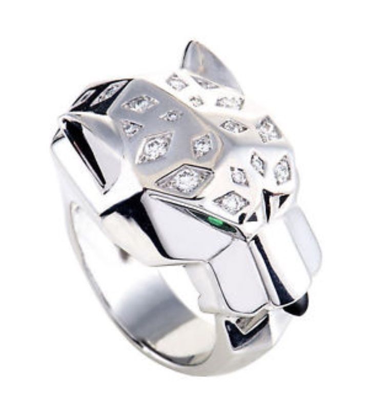 Cheetah style ring - jewelry 3D print model_1