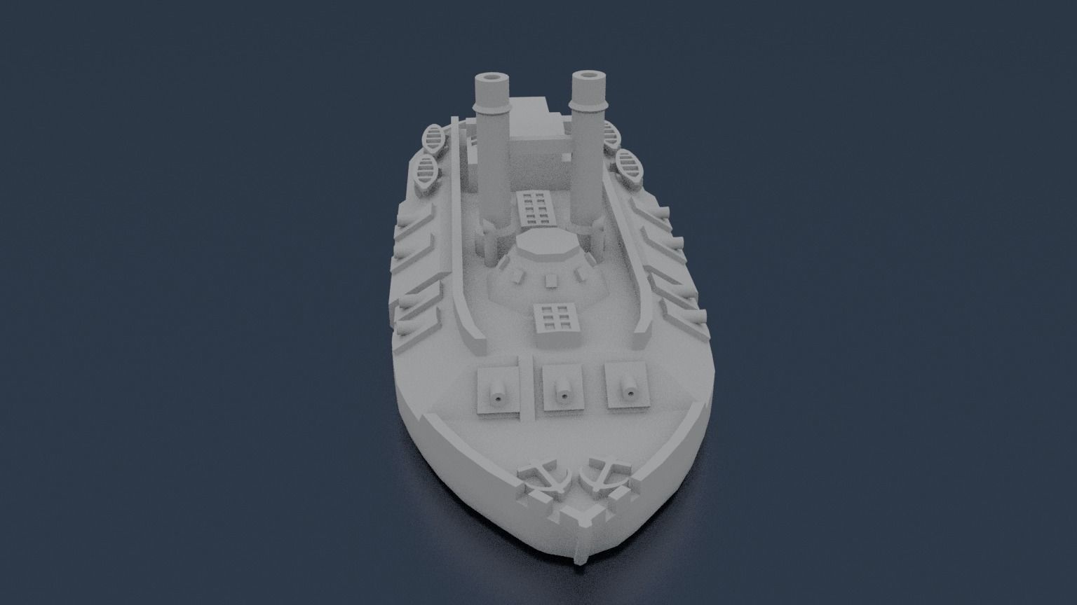 USS CAIRO 1861 3D print model_9