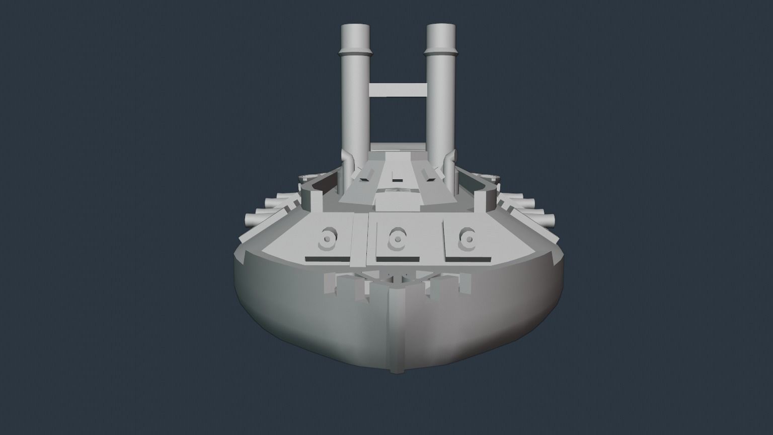 USS CAIRO 1861 3D print model_17