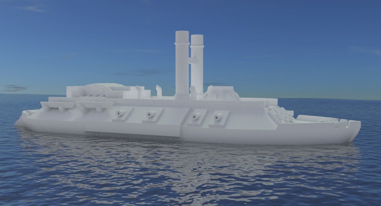 USS CAIRO 1861 3D print model_22