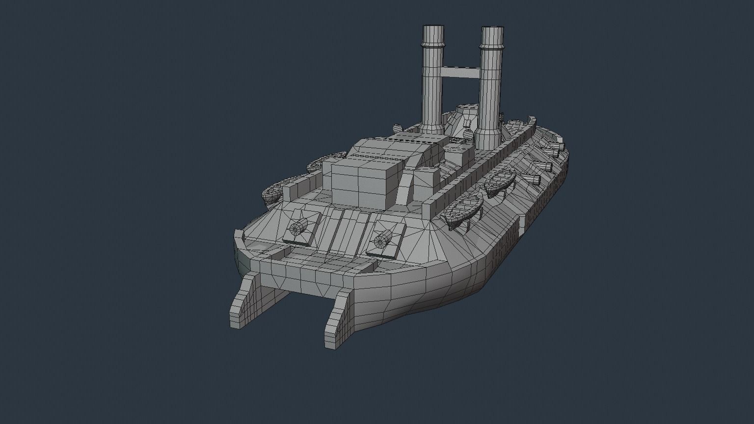USS CAIRO 1861 3D print model_14
