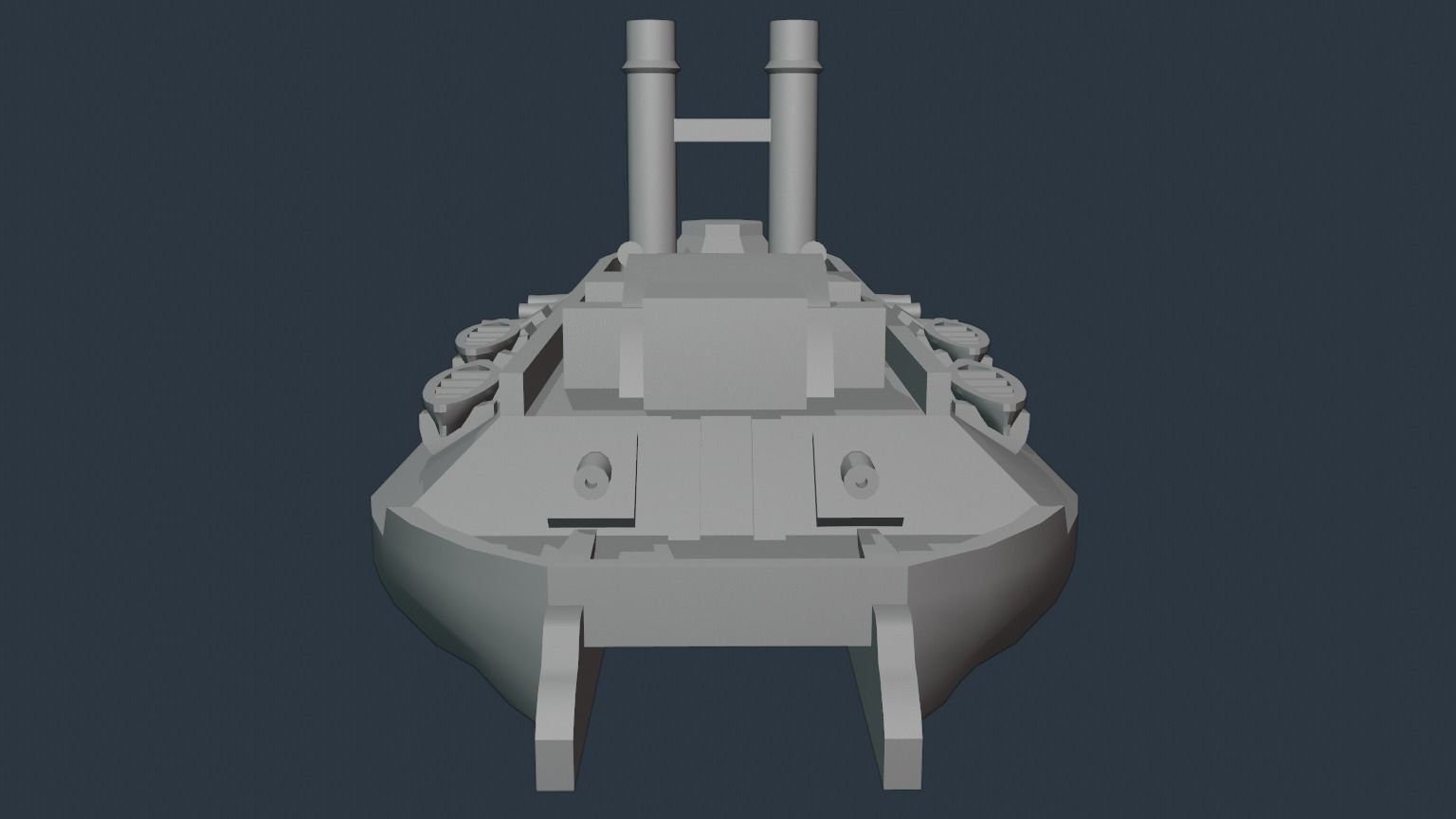 USS CAIRO 1861 3D print model_18