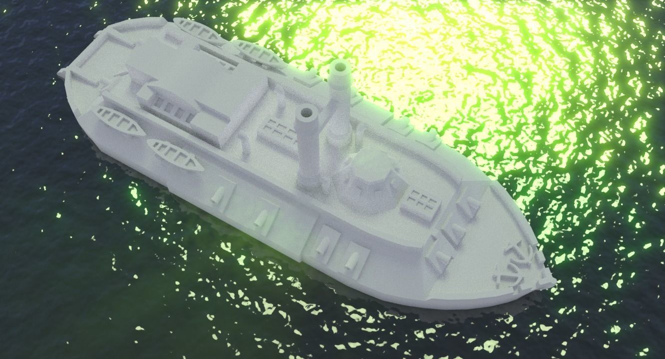 USS CAIRO 1861 3D print model_23