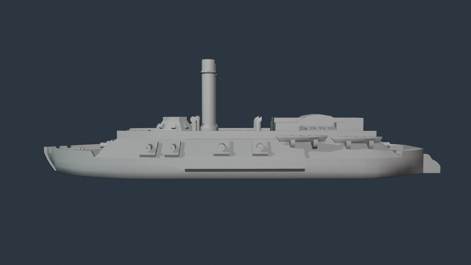 USS CAIRO 1861 3D print model_16