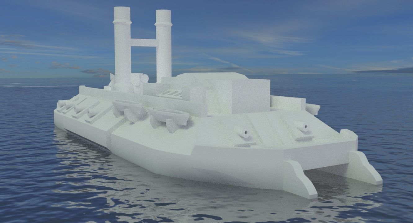 USS CAIRO 1861 3D print model_21