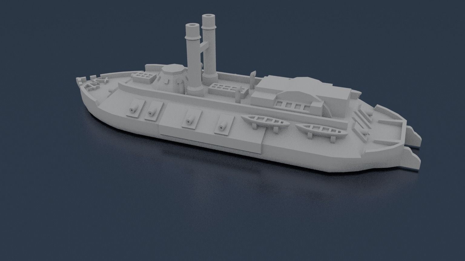USS CAIRO 1861 3D print model_3