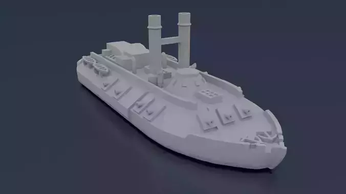 USS CAIRO 1861 3D print model