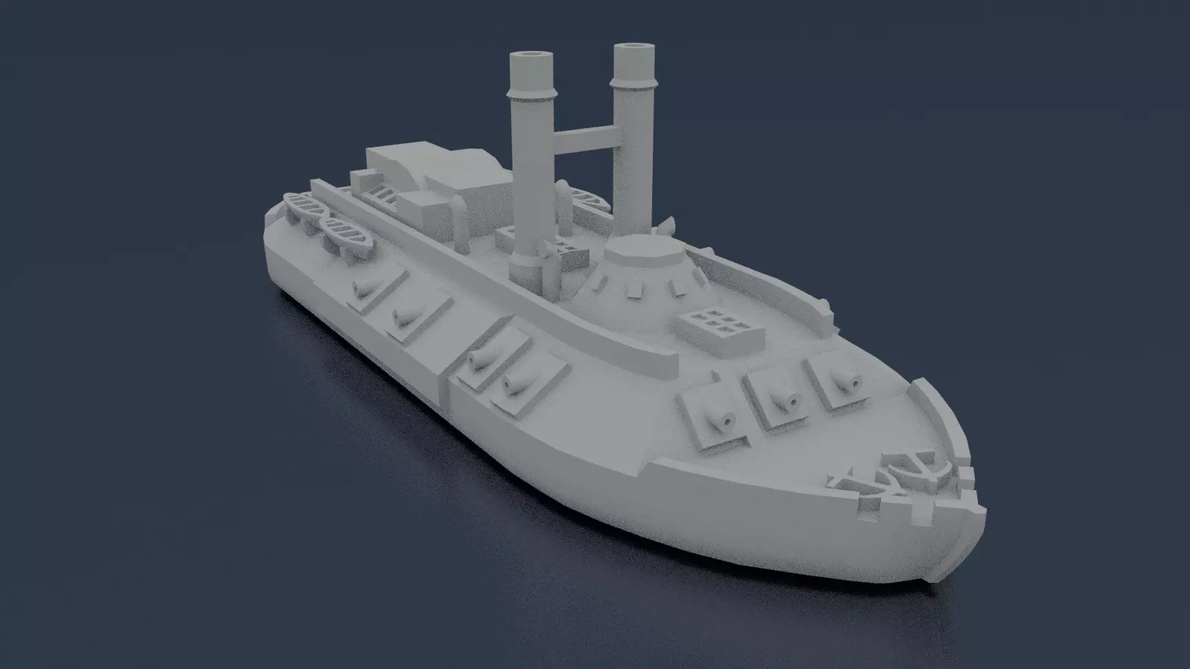 USS CAIRO 1861 3D print model_0
