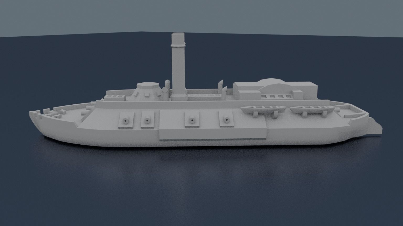 USS CAIRO 1861 3D print model_10