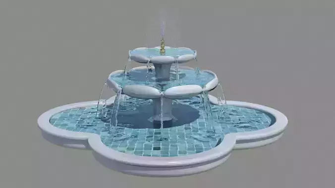 Water Fountain 3D model