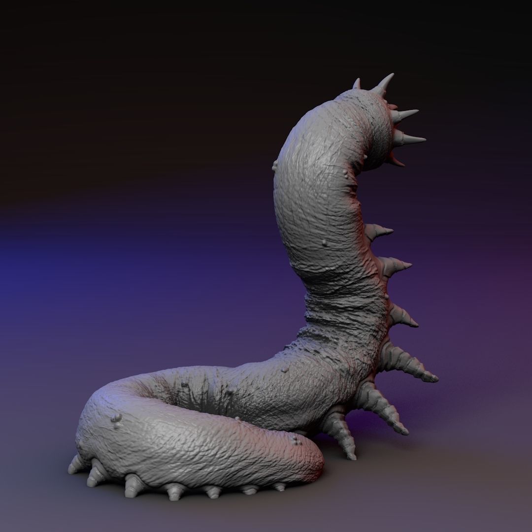 Carrion Eater - Carrion Crawler 3D print model_3