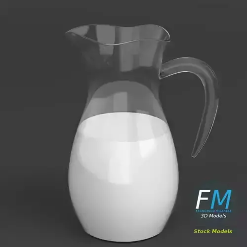 Milk carafe 3D model