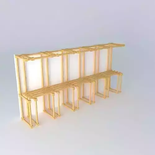 Display shelf for vegetables