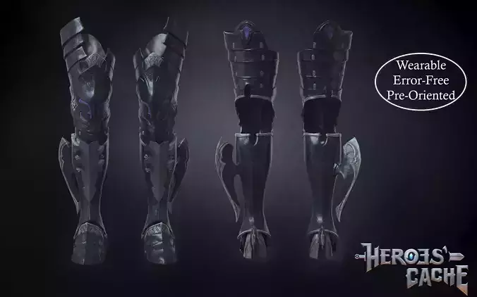 Final Fantasy XIV - Drachen Armor - Legs 3D print model