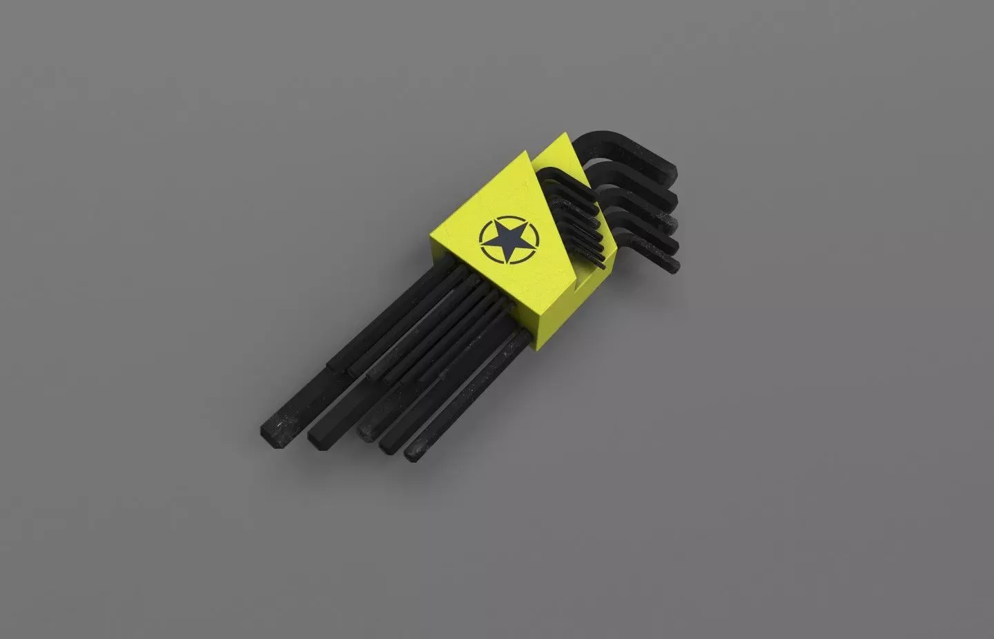 Allen Wrench Set 3D model_0