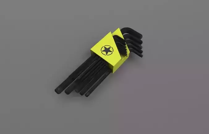 Allen Wrench Set 3D model