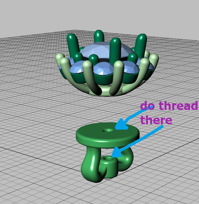 Stud earrings Classic Diana design 3dmodel 3D print model_9