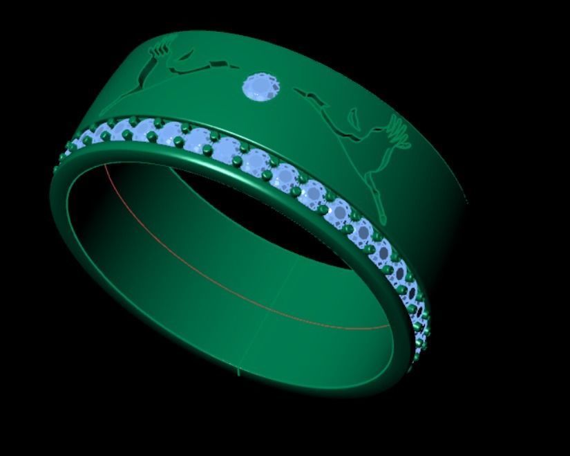 Ring pk 17 3D print model_8