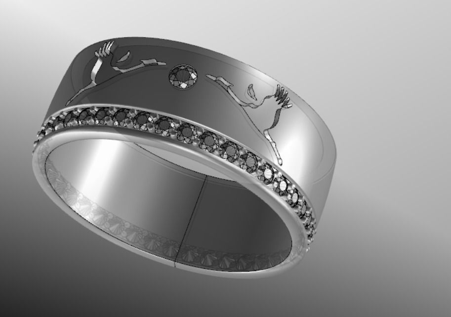 Ring pk 17 3D print model_10