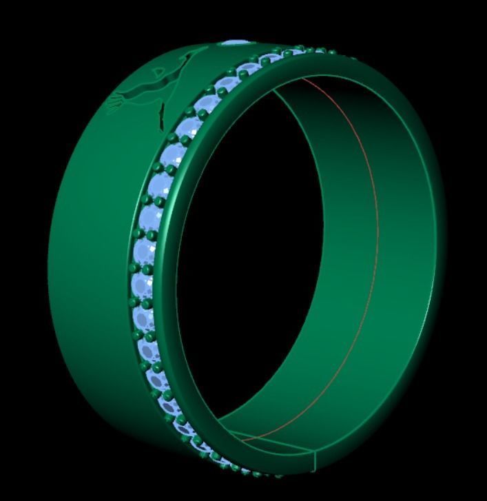 Ring pk 17 3D print model_9