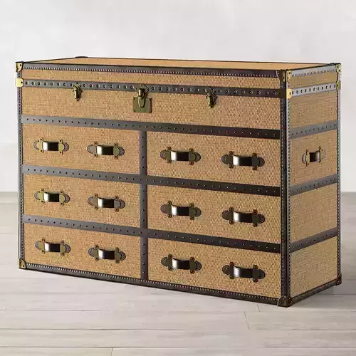 MAYFAIR RATTAN DOUBLE CHEST