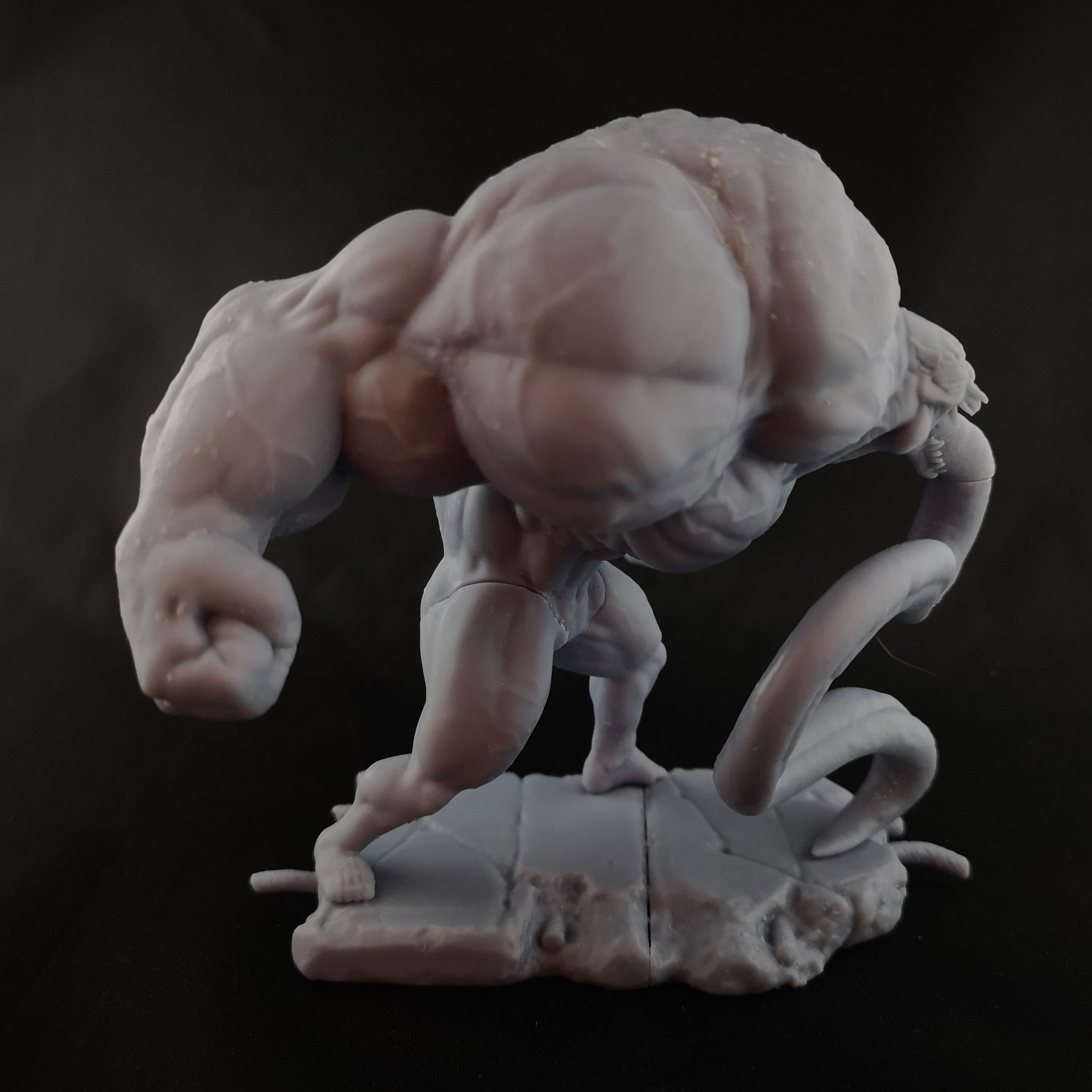 Marvel Spiderman Venom Statue 3D print model_4