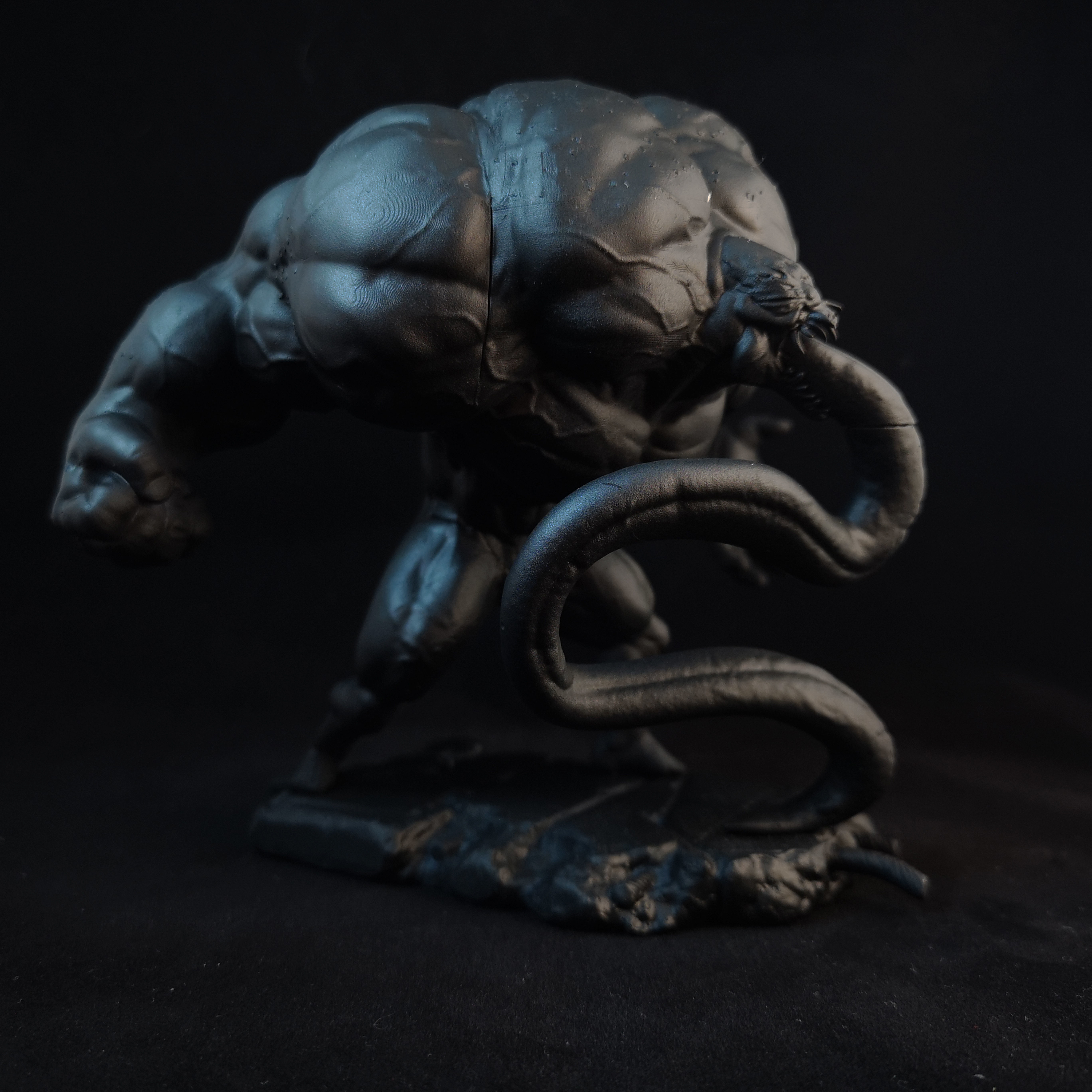 Marvel Spiderman Venom Statue 3D print model_8