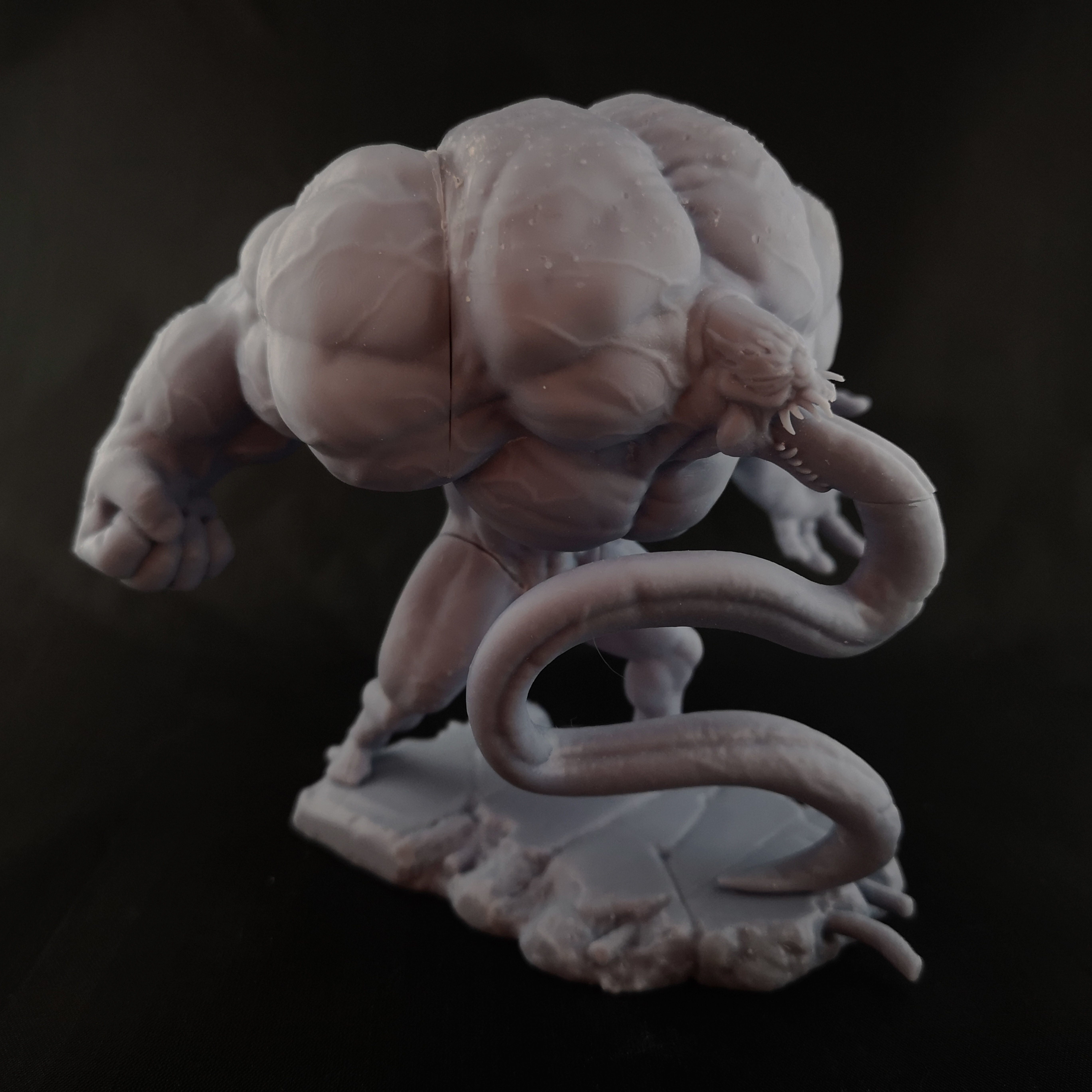 Marvel Spiderman Venom Statue 3D print model_3