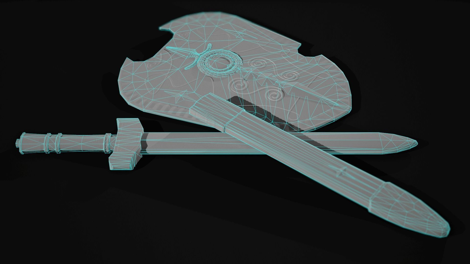 Game Ready Toy Collection bike with wheels Low-poly 3D model_11